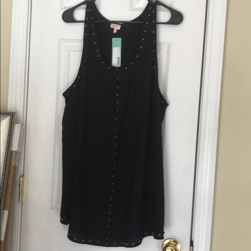 Punk- ish Blank tank- awesome layering piece!